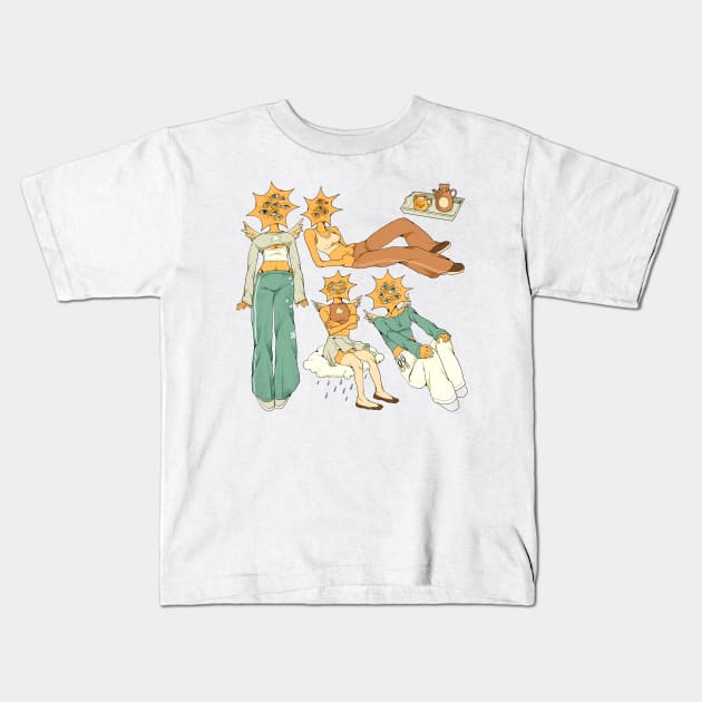 Angel selection Kids T-Shirt by PeachyDoodle